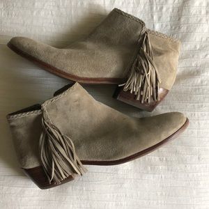 Sam Edelman Fringe Ankle Booties